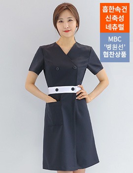 B0062▷▷▷▷아울렛CTY 원단 간호사복 유니폼[네이비]